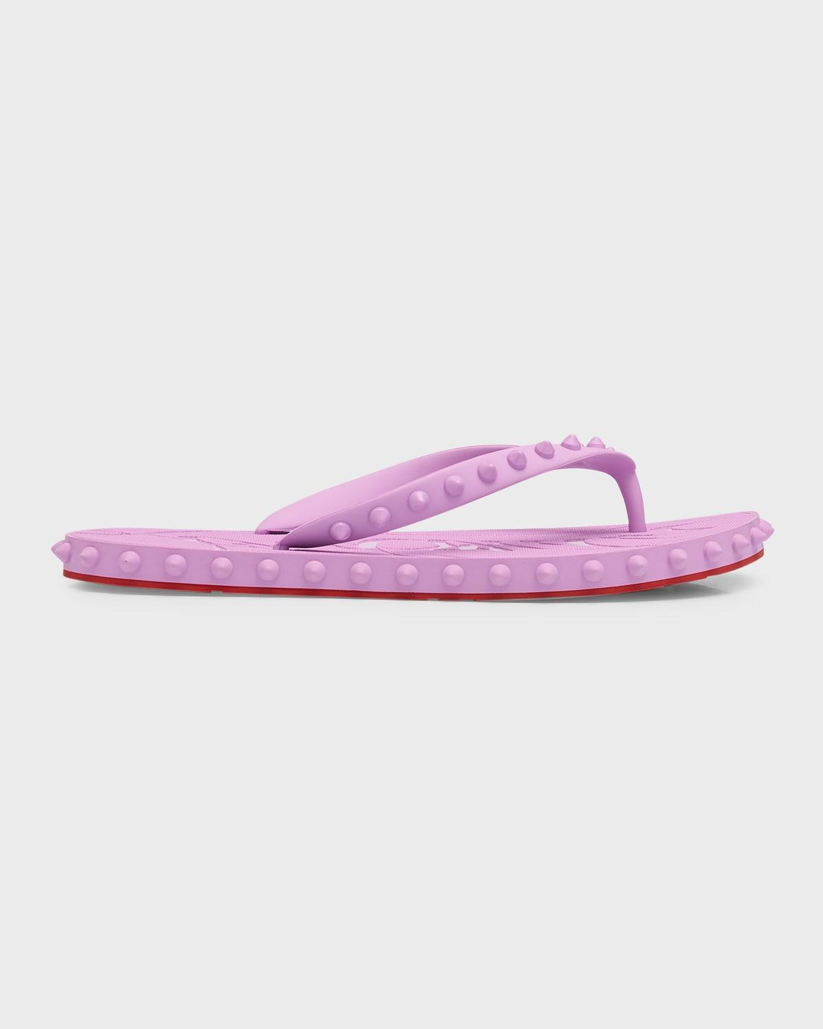 Loubi Donna Spike Red Sole Flip Flops Product Image