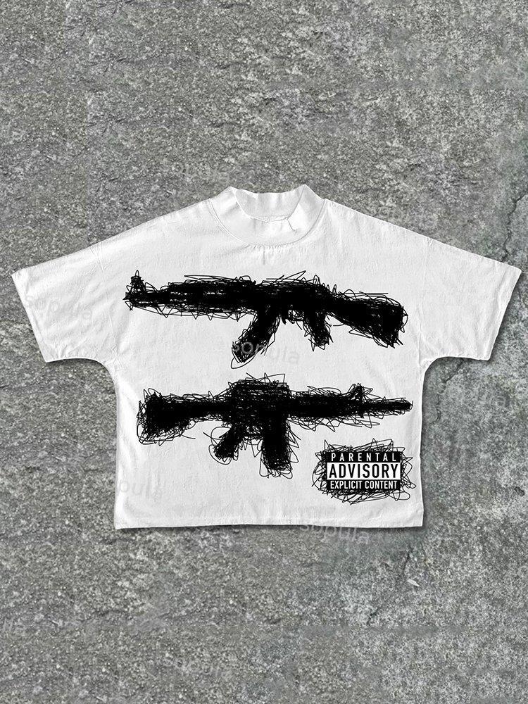 Need Peace Graphics Cotton Cropped T-Shirts Product Image