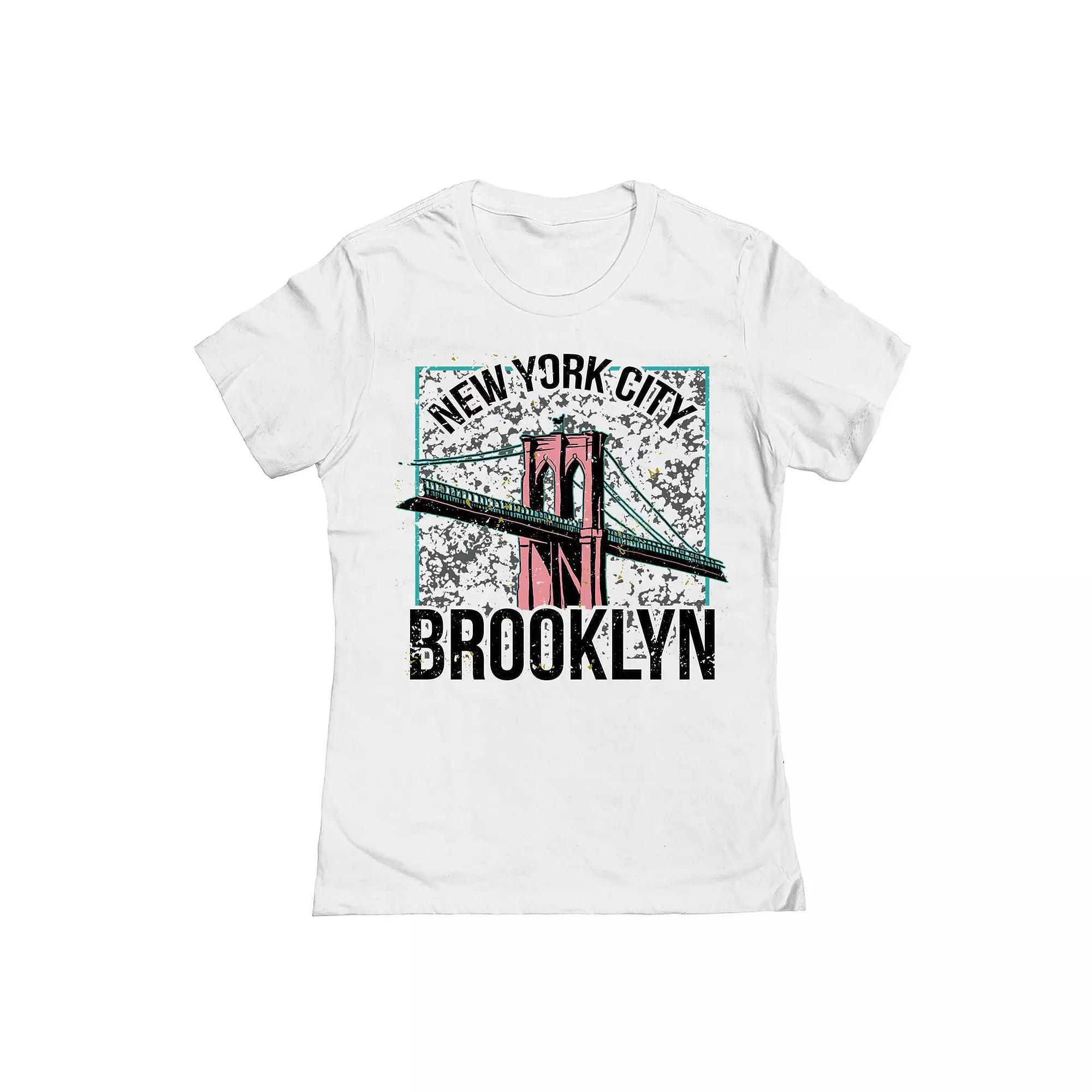 Juniors Brooklyn New York Womens Graphic Tee, Girls Product Image