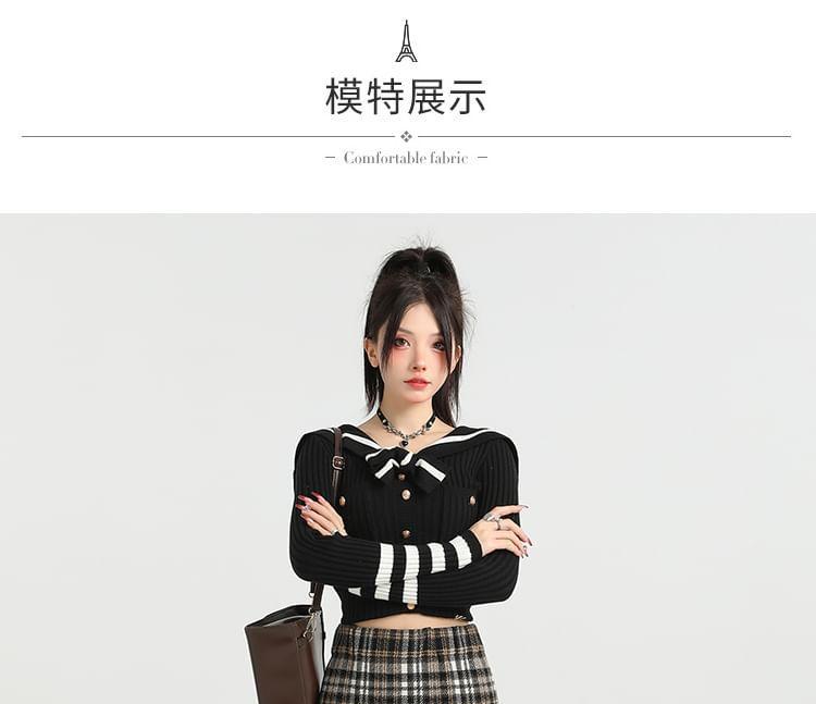 High Rise Plaid Midi Pencil Skirt Product Image