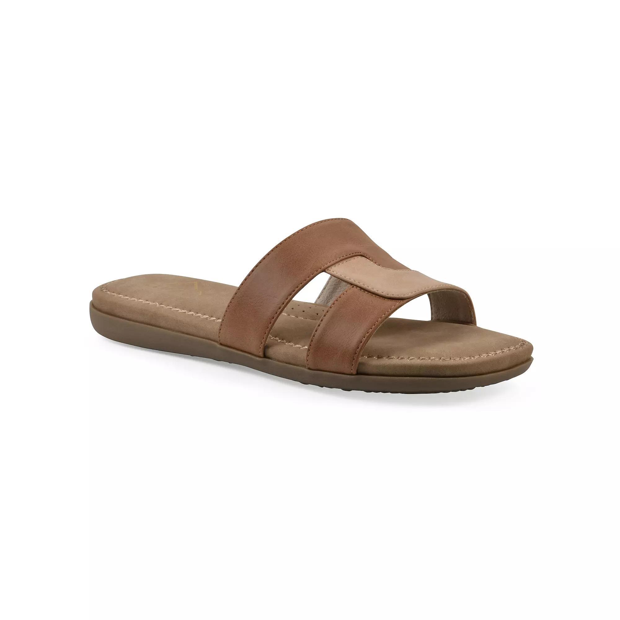 Cliffs by White Mountain Fraida Women's Slide Sandals, Size: 8.5, Natural Nubuck Product Image