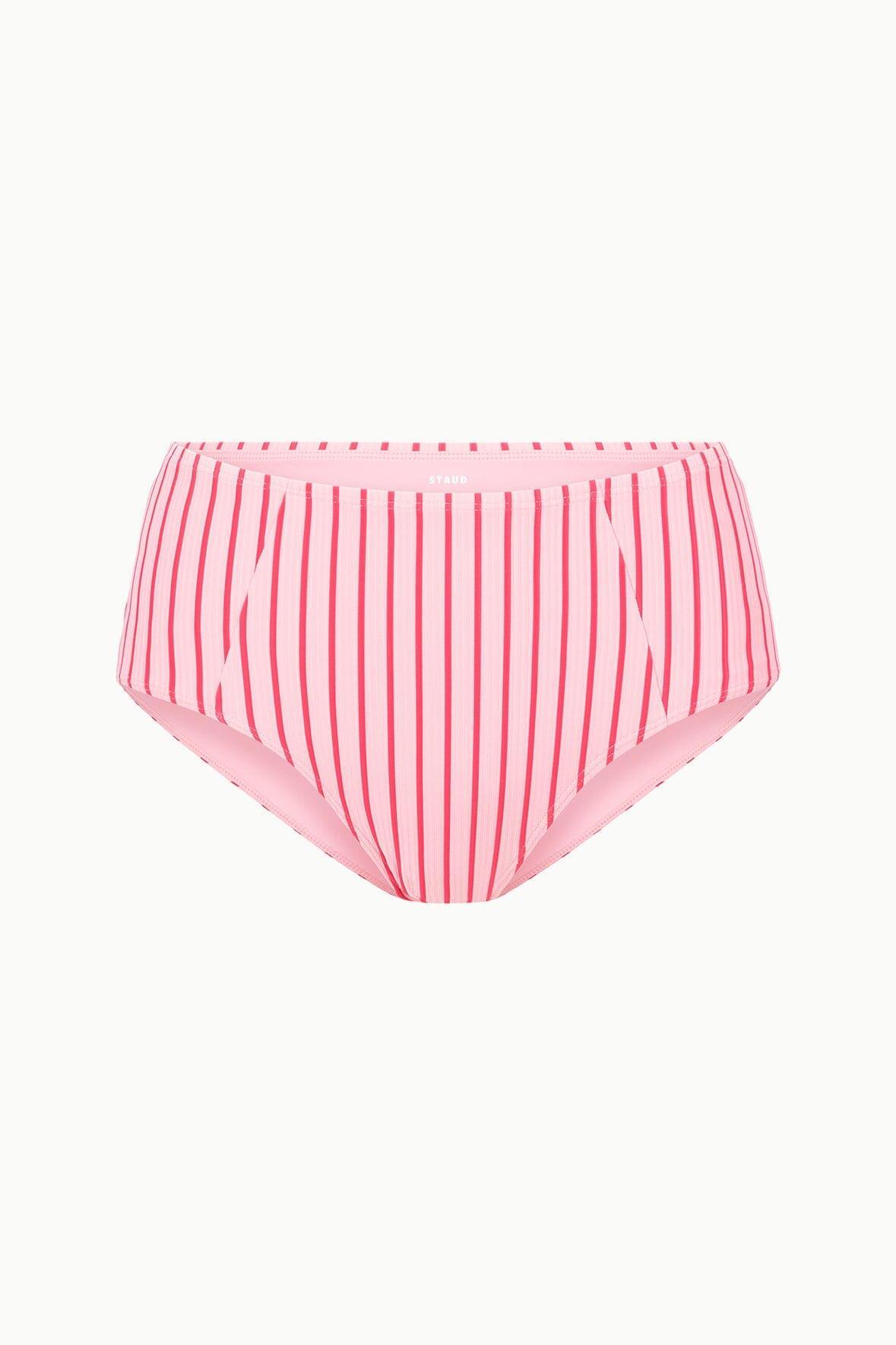 DEVON HIGH RISE BIKINI BOTTOM | MONTAUK STRIPE Product Image