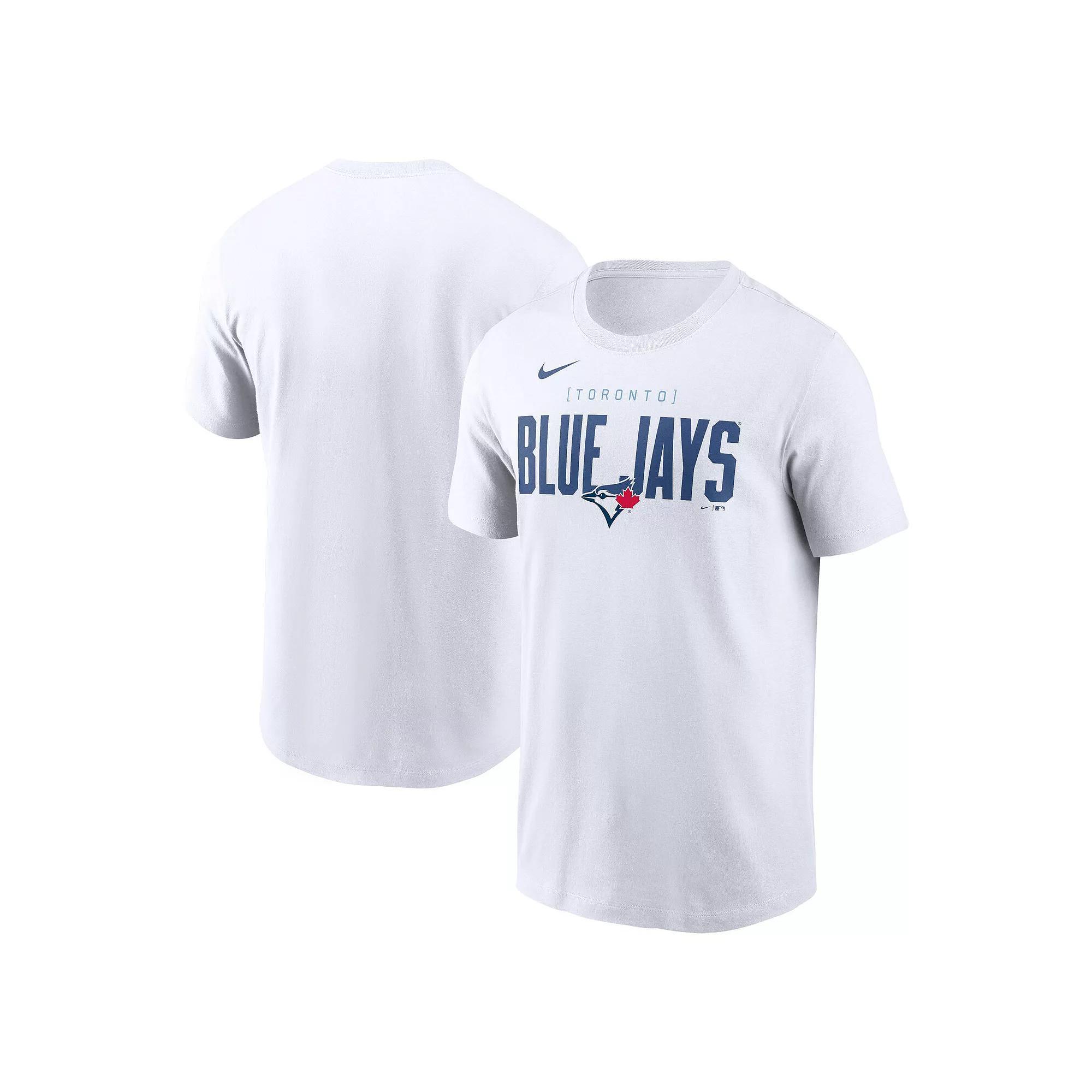 Men's Nike White Toronto Blue Jays Home Team Bracket Stack T-Shirt, Size: 2XL, Jay White Product Image