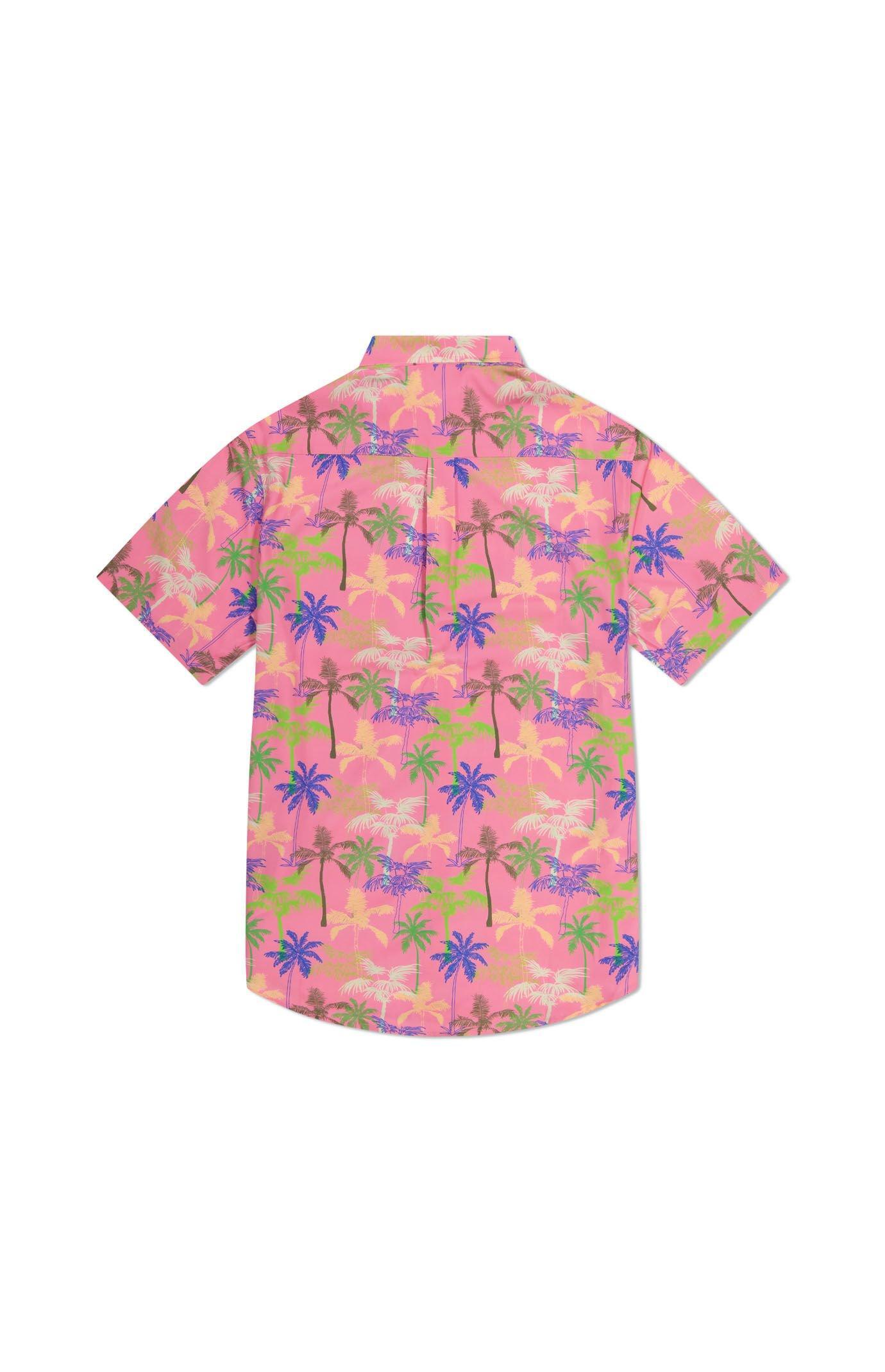 WeSC America Inc Men's Oden Miami Palms AOP Camp Shirt - Product Image