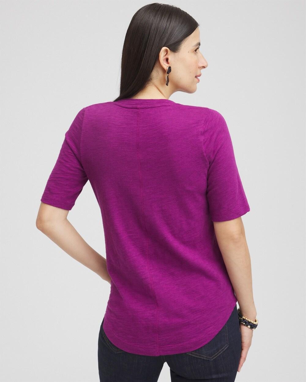 Elbow Sleeve A-line Tee Product Image