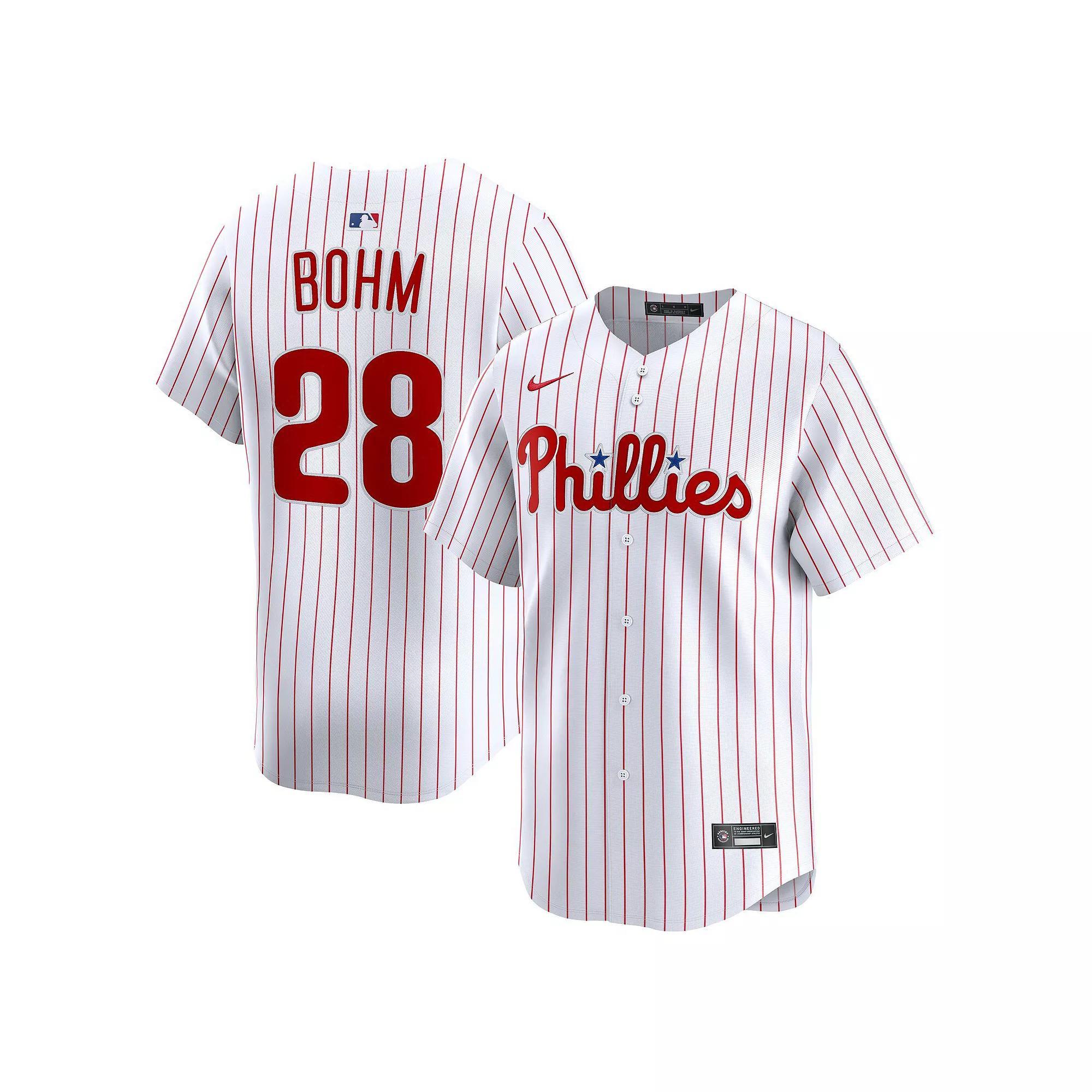 Men's Nike Bryce Harper White Philadelphia Phillies Home Limited Player Jersey, Size: Large Product Image