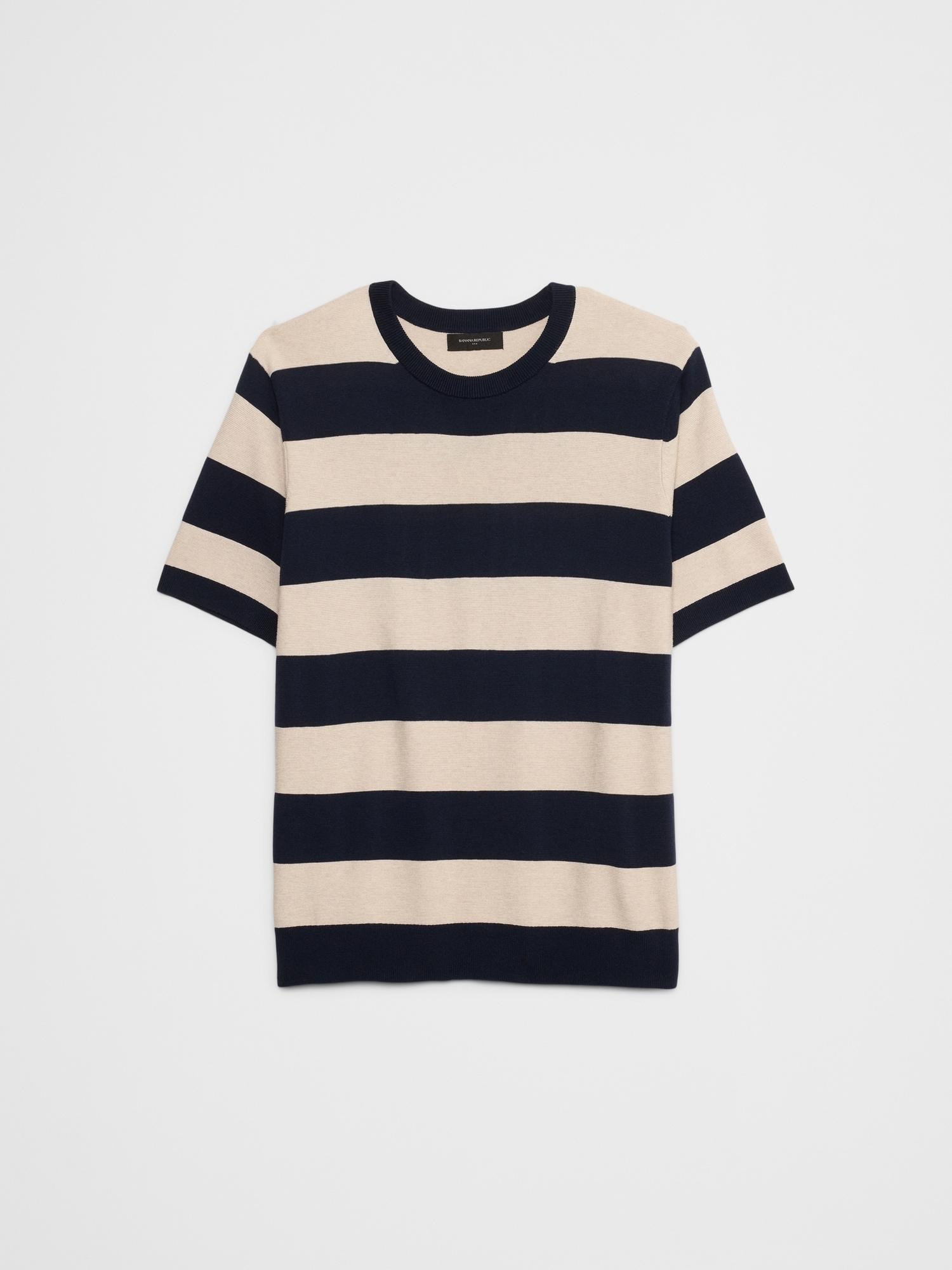 Refined Textured Sweater T-Shirt Product Image