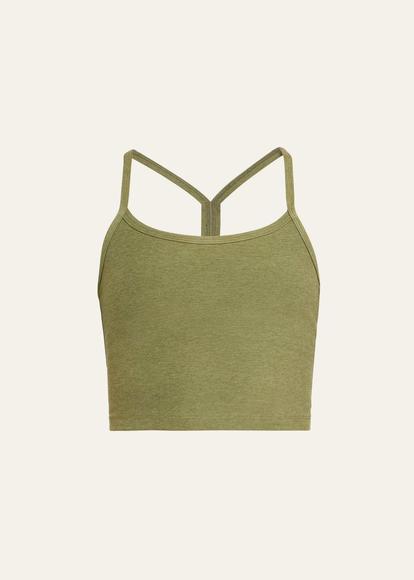 Space-dye Slim Racerback Cropped Tank Product Image