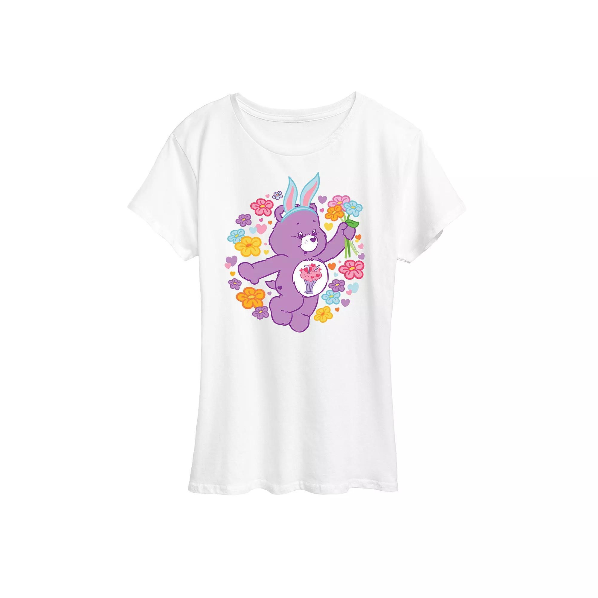Womens Care Bears Bunny Bear Graphic Tee Product Image