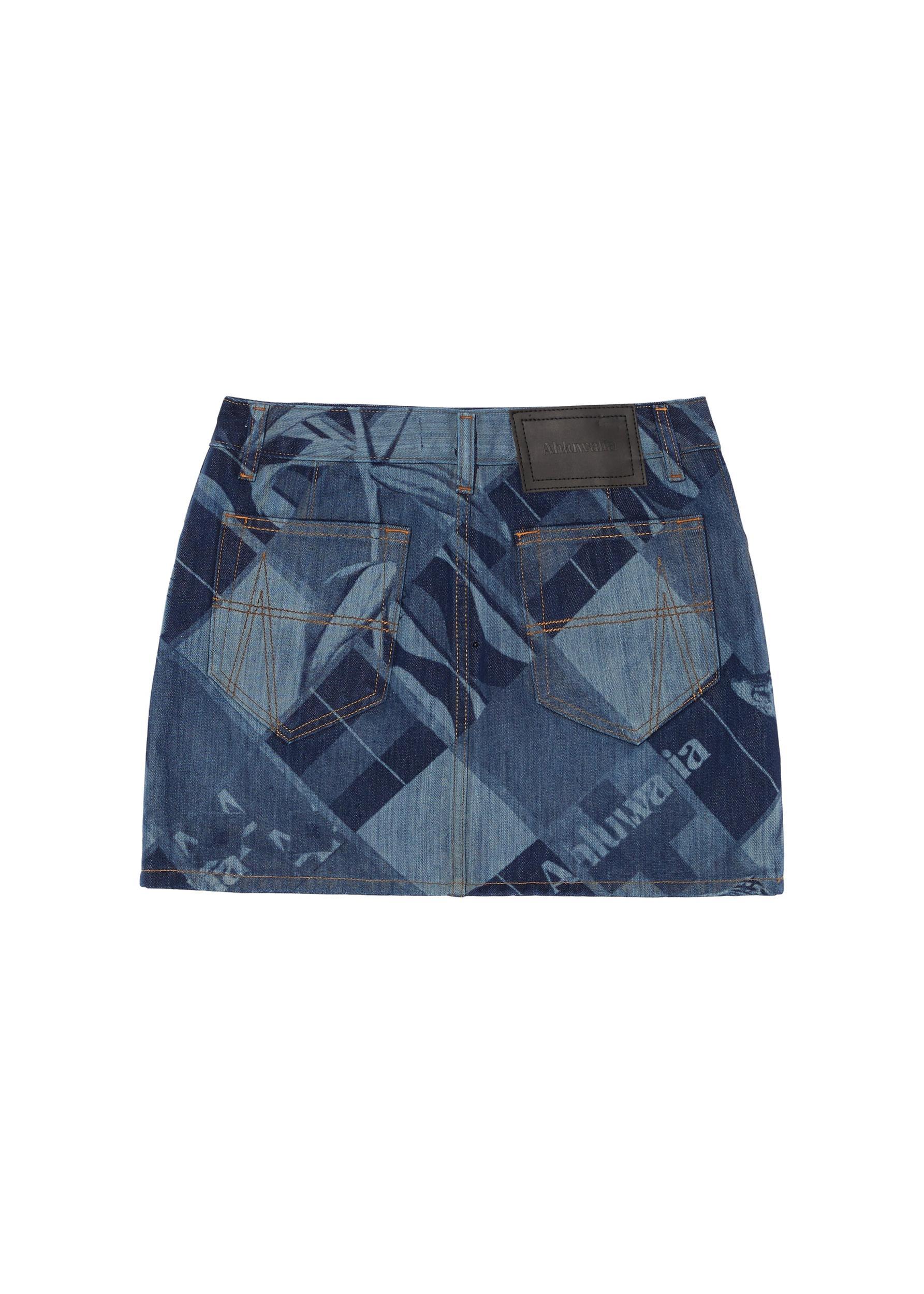 Signature Denim Mini Skirt Female Product Image