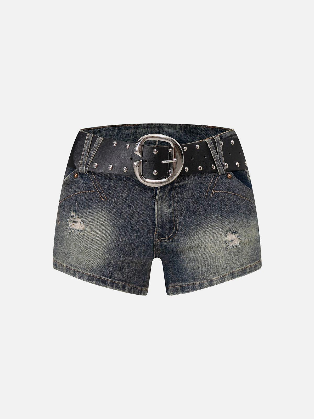 Aelfric Eden Vintage Washed Mini Jorts Female Product Image