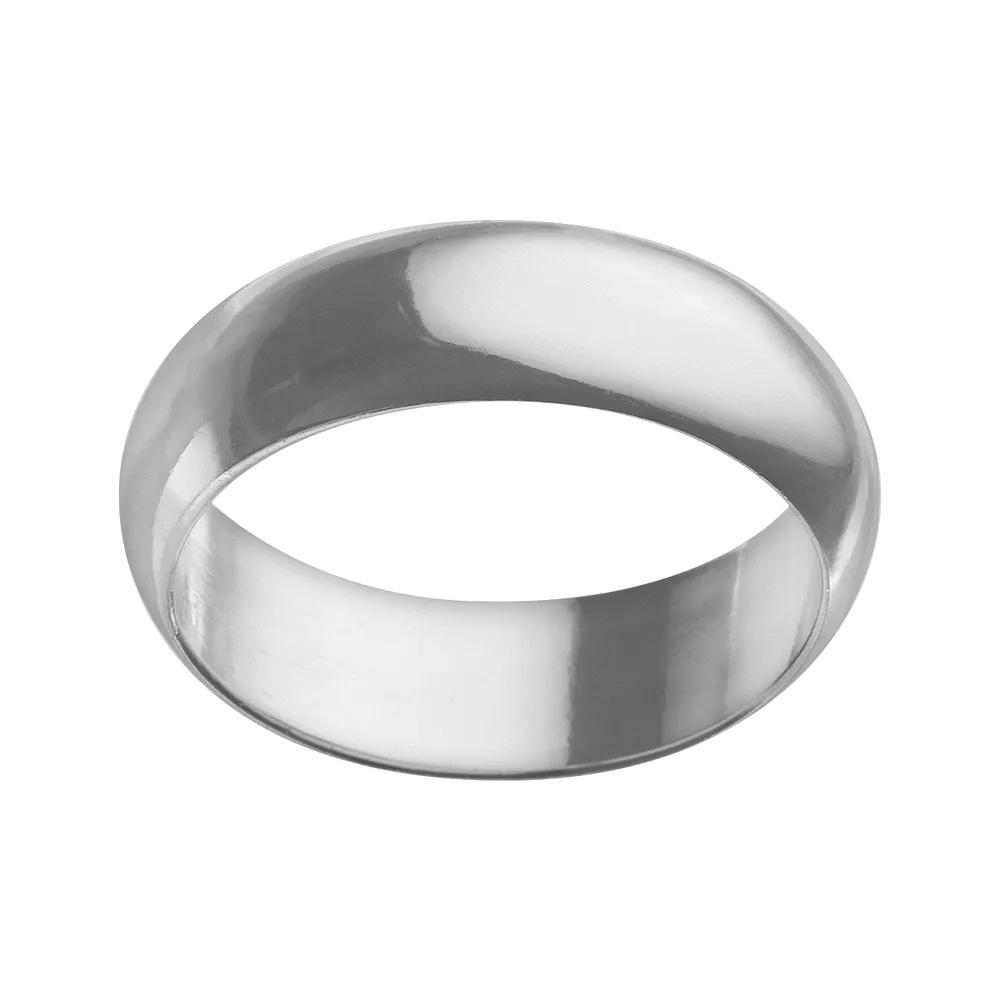 Sterling Silver 7-mm Polished Wedding Band - Men, Men's, Size: 11 Product Image