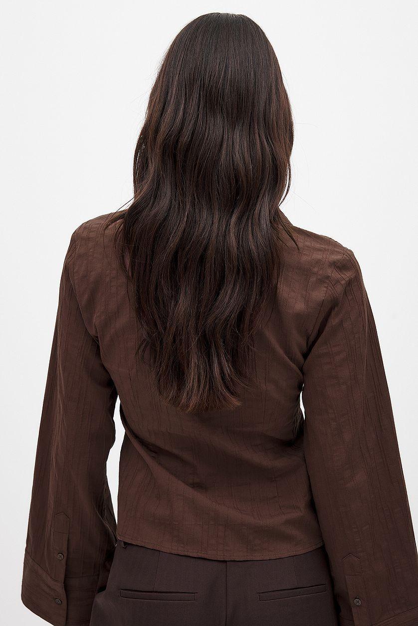 Fitted Wide Cuff Shirt Product Image