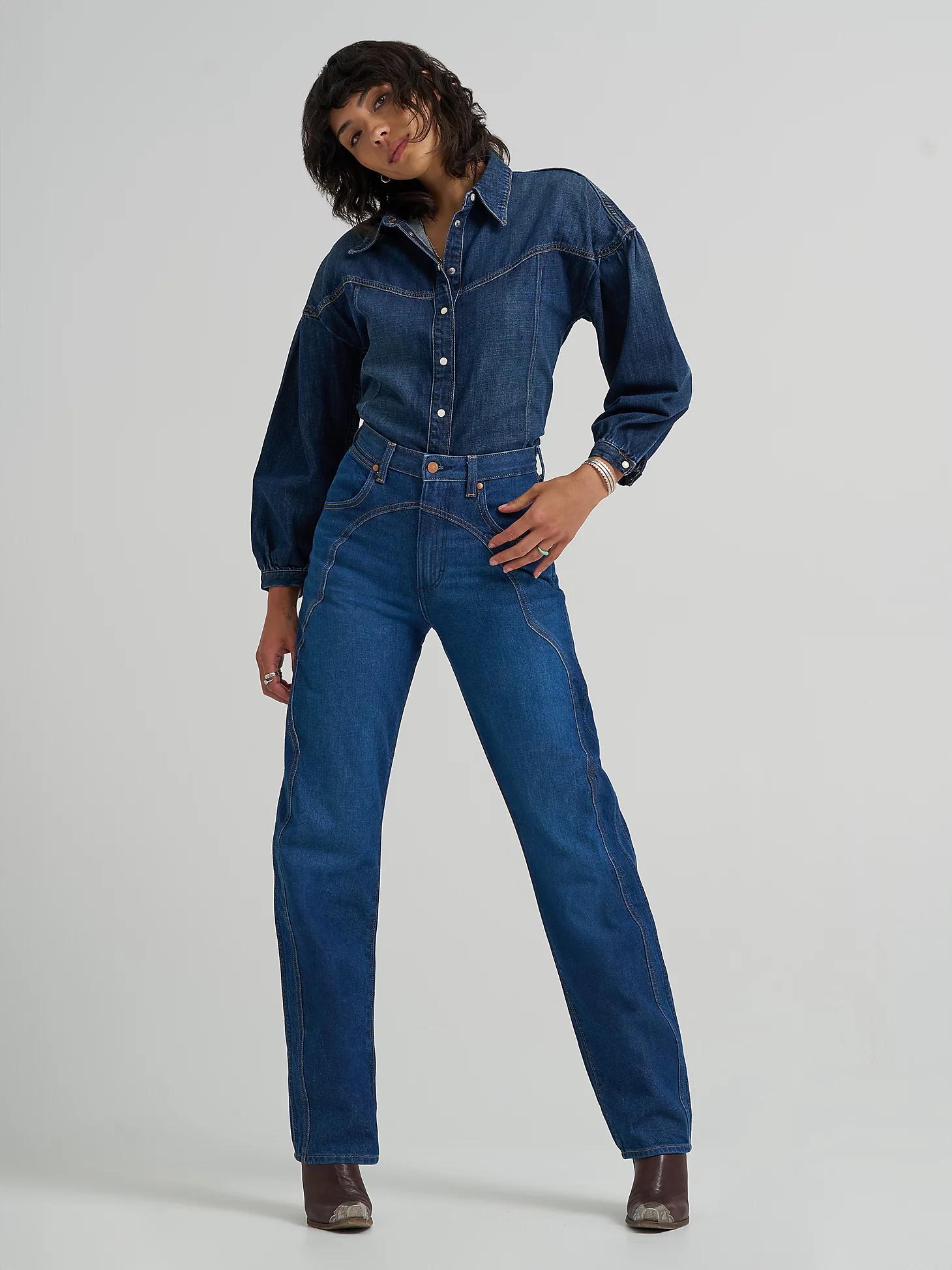 Women's Sleek Barrel Western Jean | Women's JEANS | Wrangler® Product Image