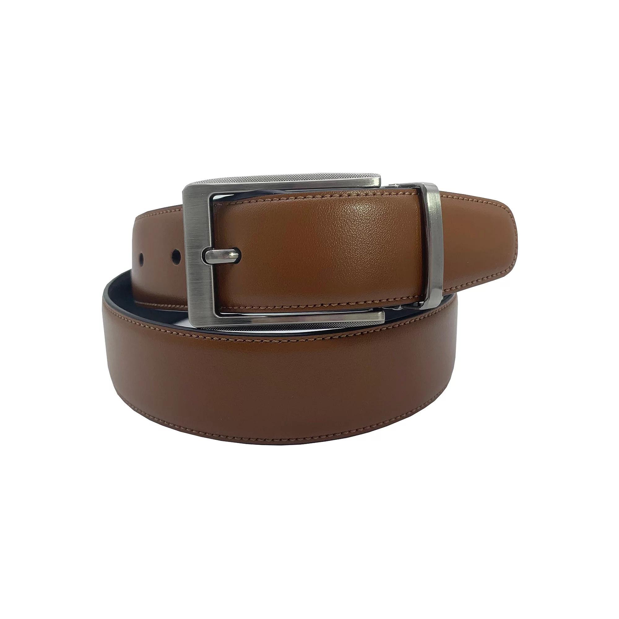 Men's Sonoma Goods For Life® Reversible Square Buckle Belt, Size: XL, Brown Product Image