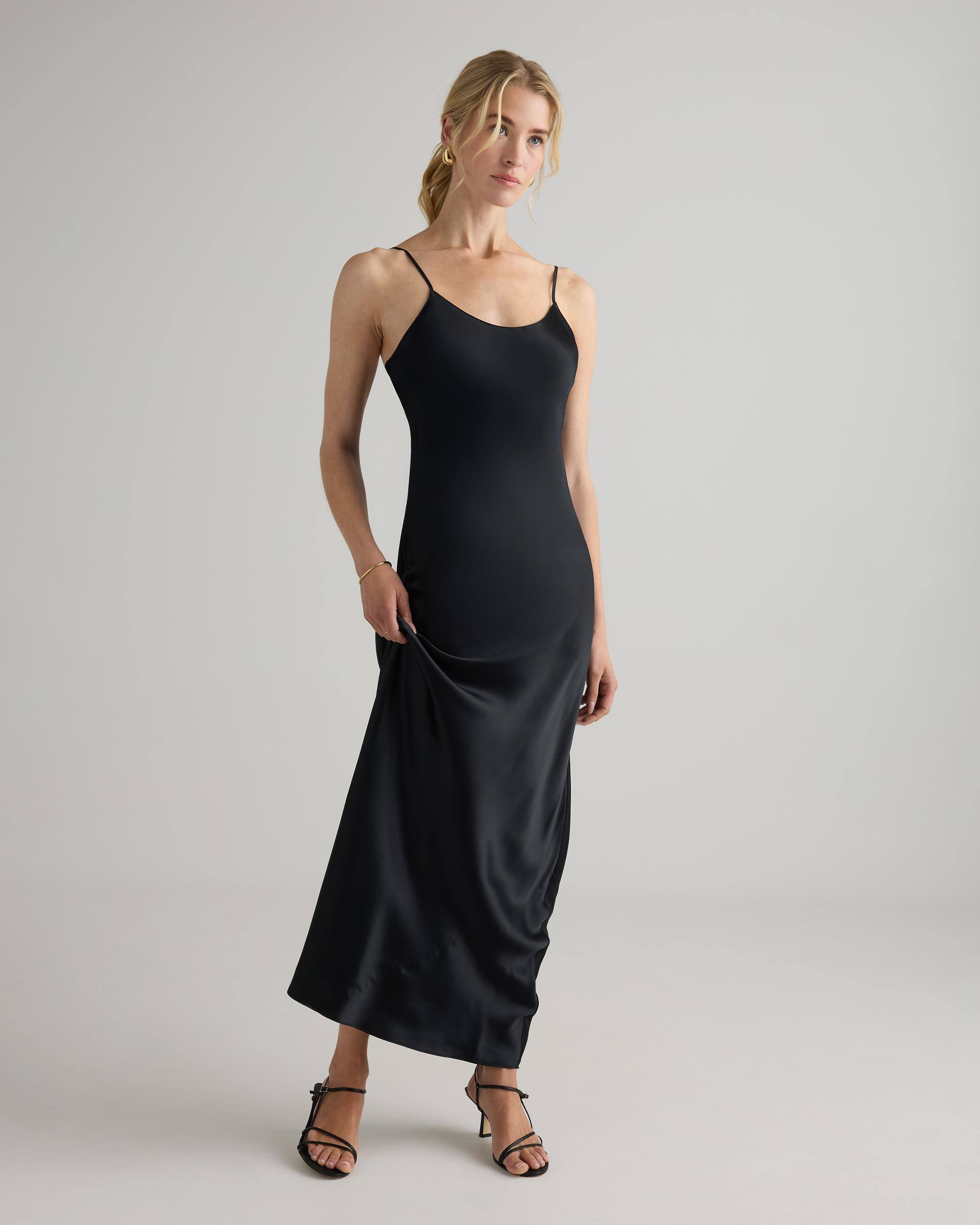 Quince | Women's Maxi Slip Dress Size XL, Mulberry Silk Product Image