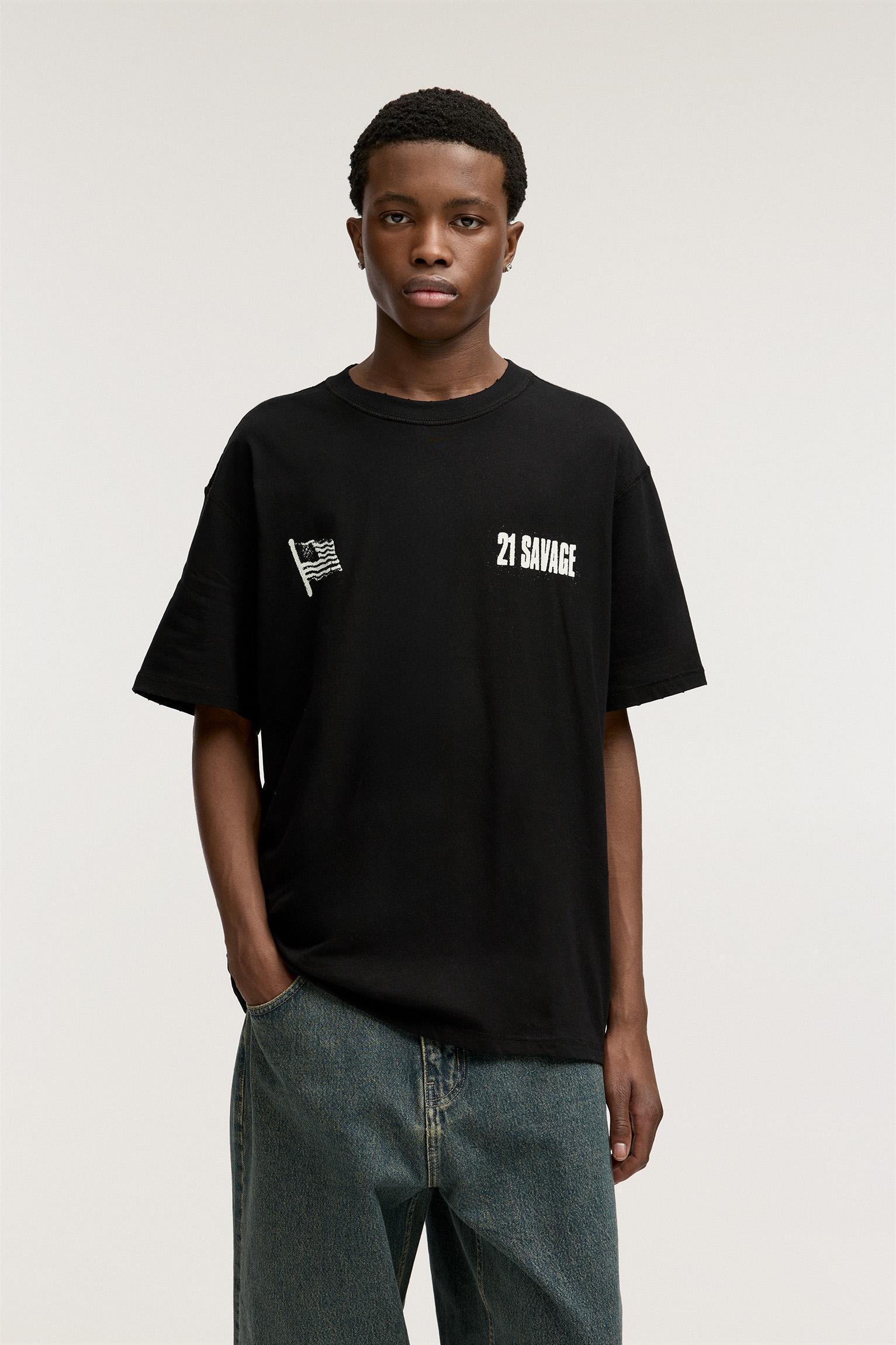 21 Savage black T-shirt Product Image