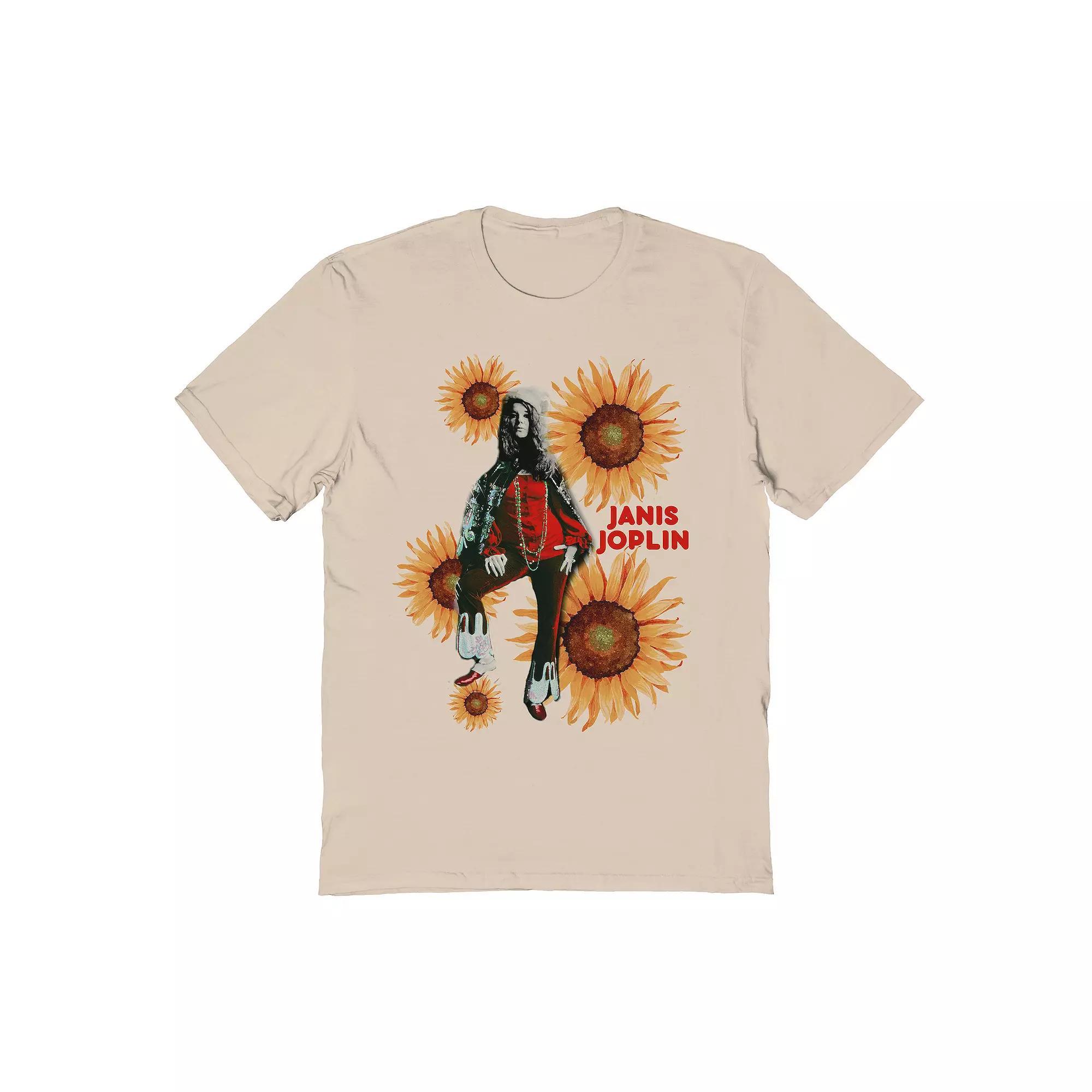 Mens Sunflowers Graphic T-Shirt Brown Product Image