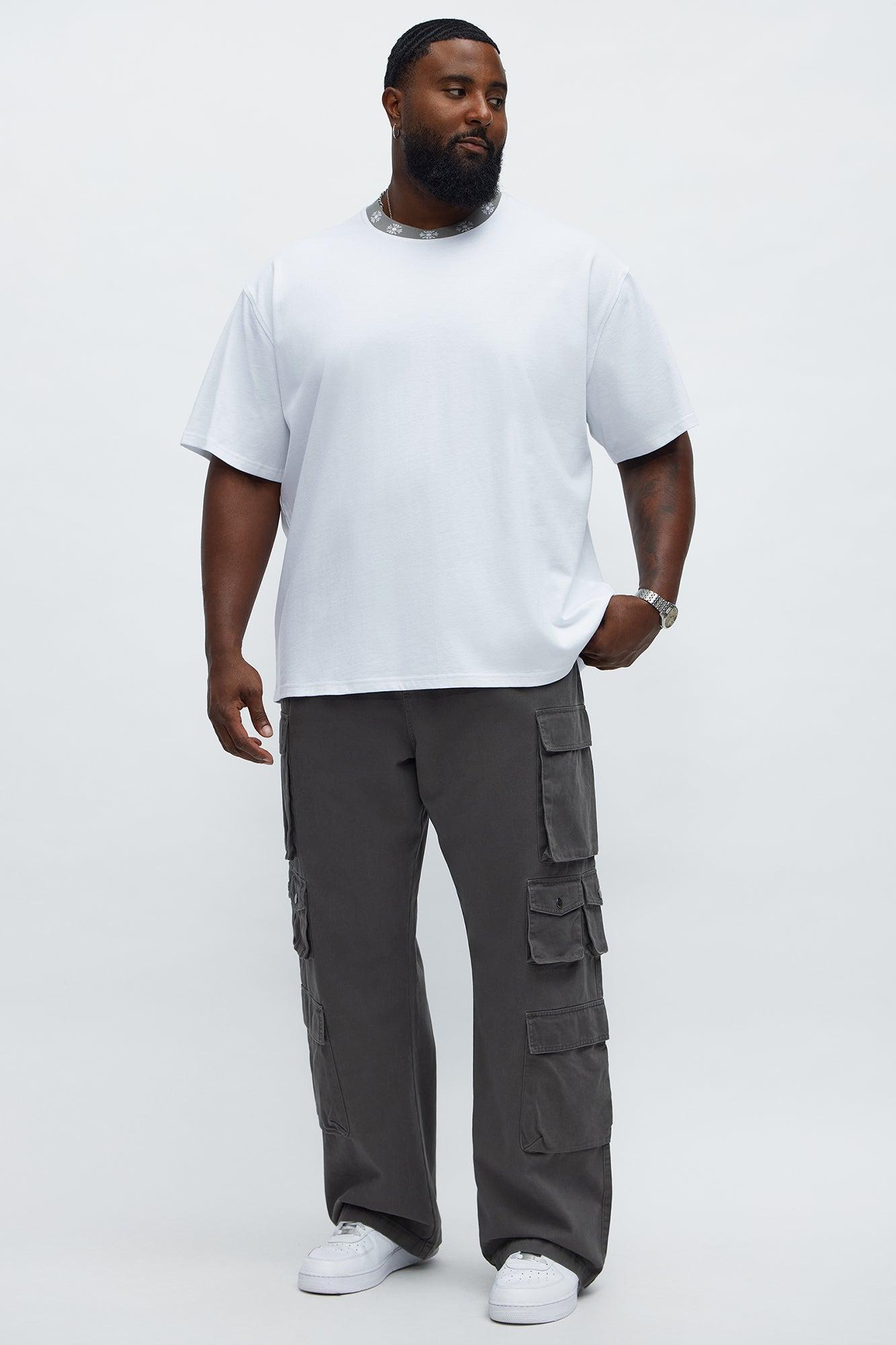 Straight Void Runner Cargo Pants - Charcoal Product Image