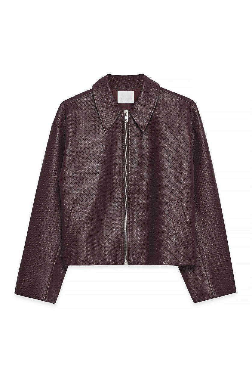 Braided Pu Jacket Product Image