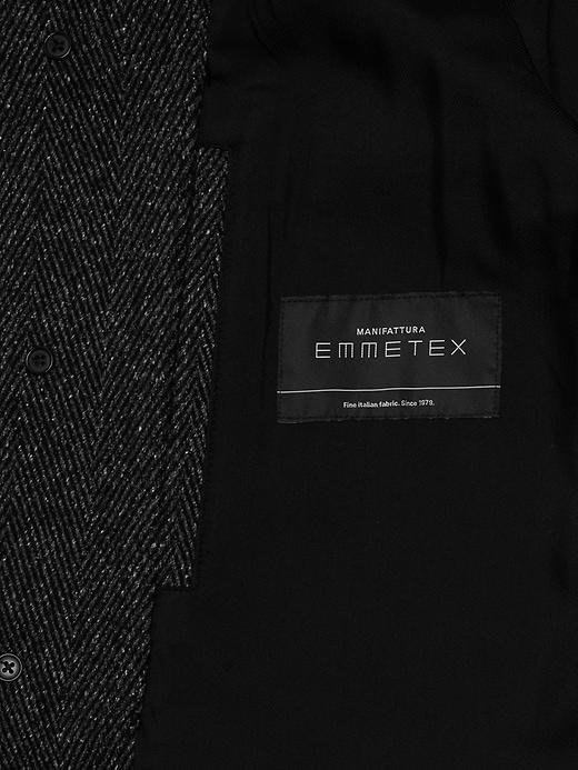 Italian Herringbone Balmacaan Coat Product Image