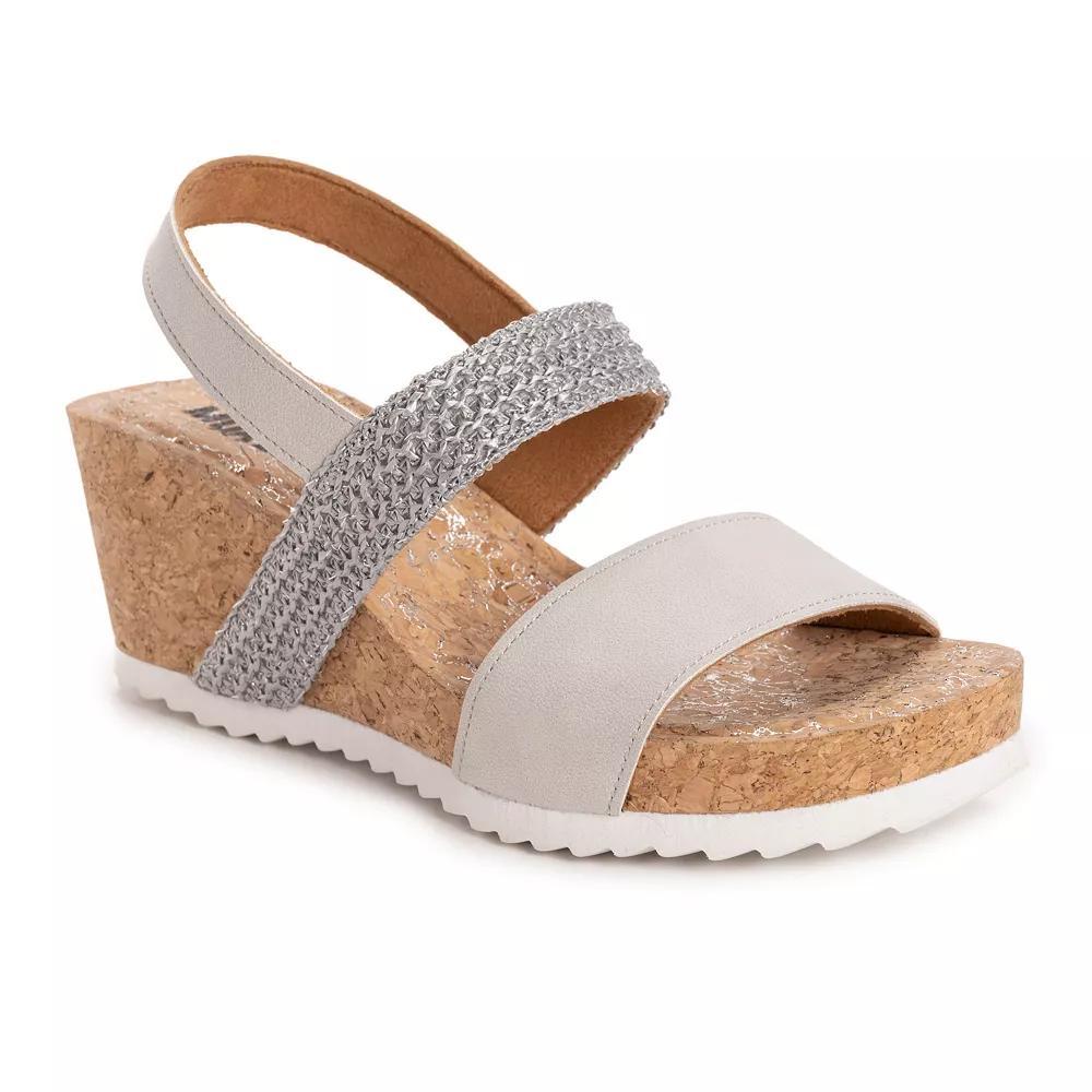 MUK LUKS Wendy Womens Wedge Sandals Product Image