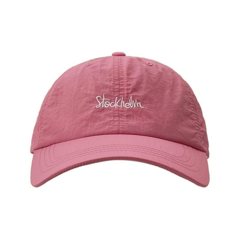 Letter Embroidered Cap Product Image