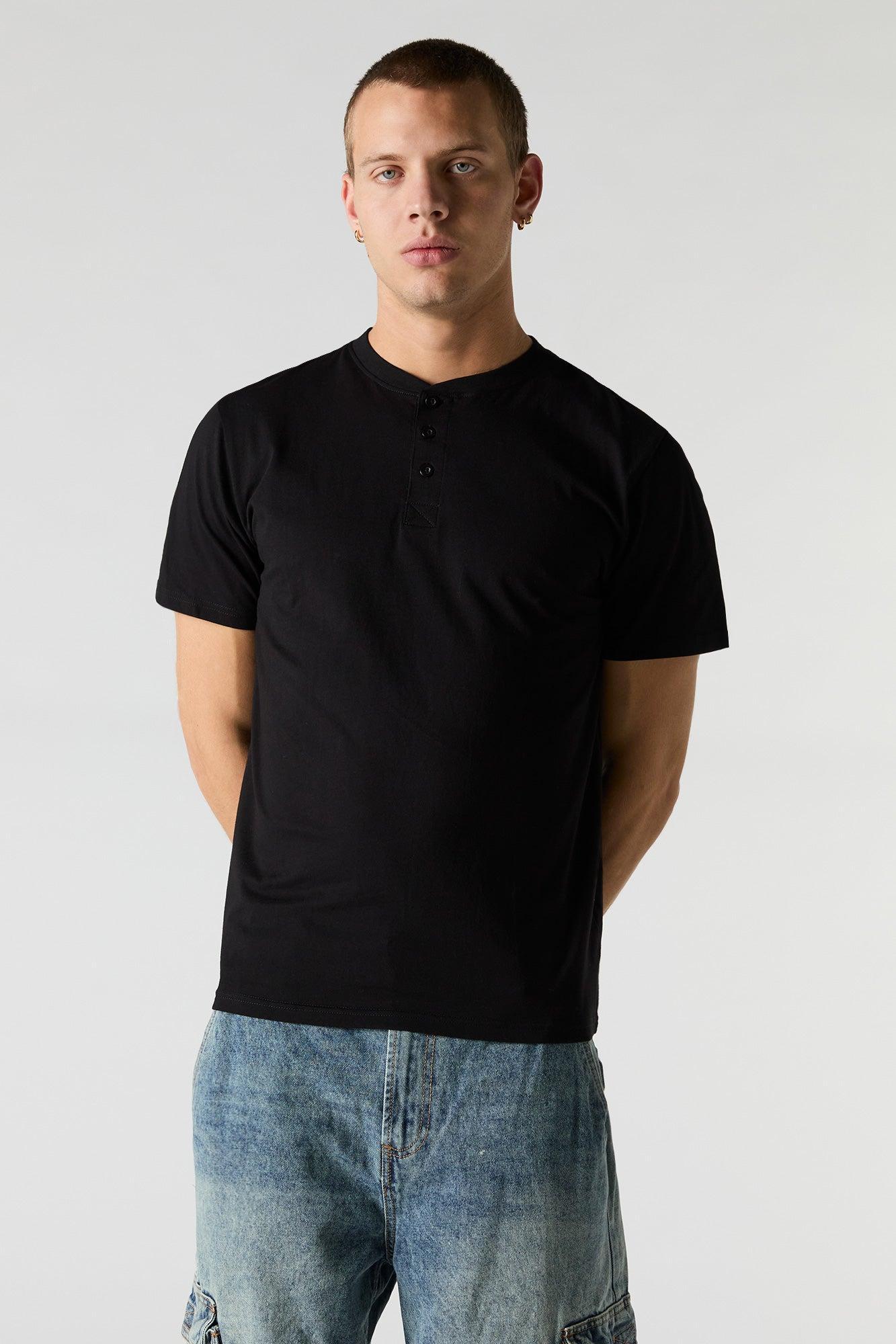 Everyday Henley Top Male Product Image