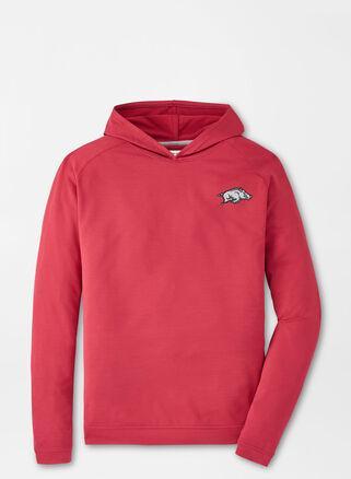 Peter Millar Mens Arkansas Pine Performance Hoodie | Color: Crimson | Size: L Product Image