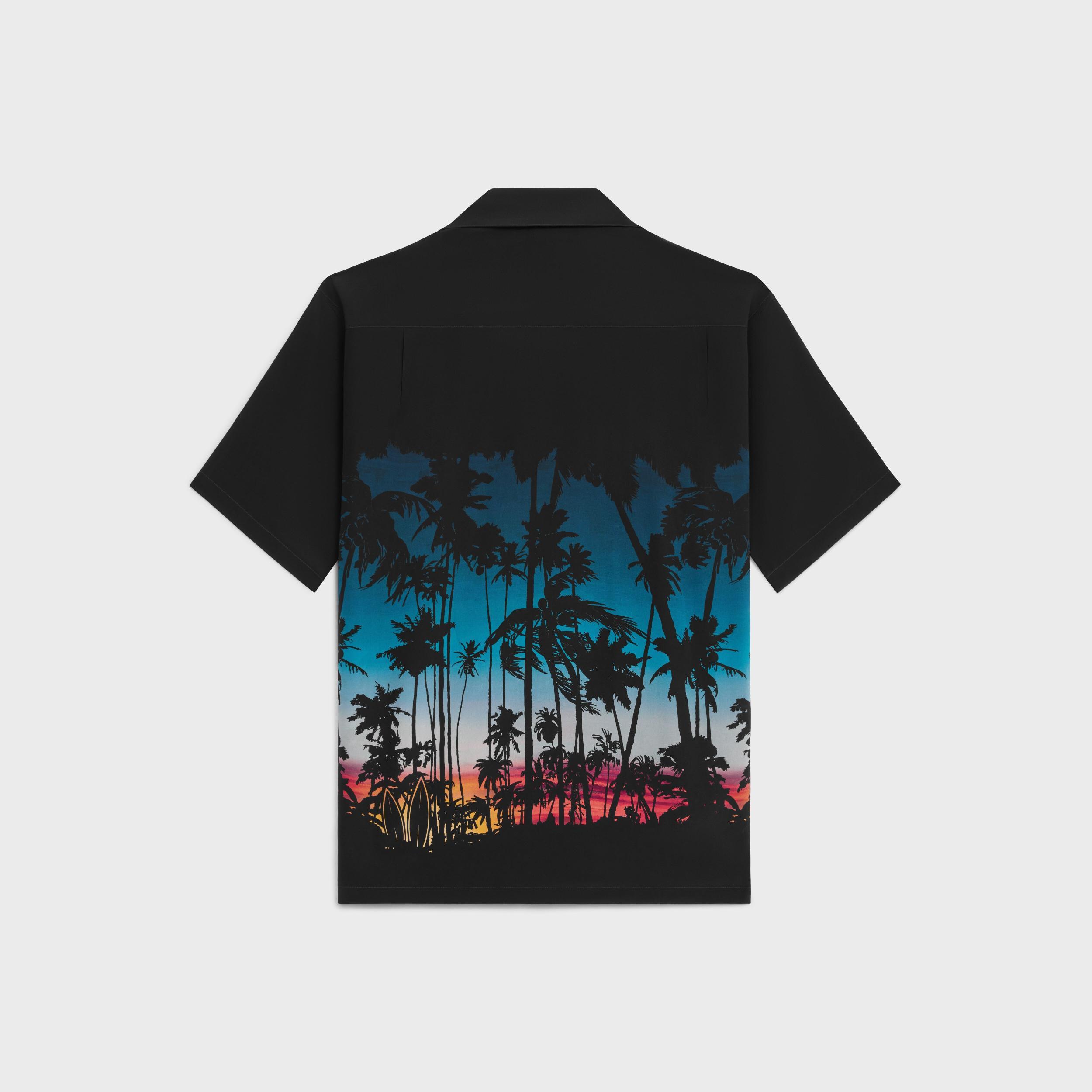 hawaiian shirt in printed viscose Product Image