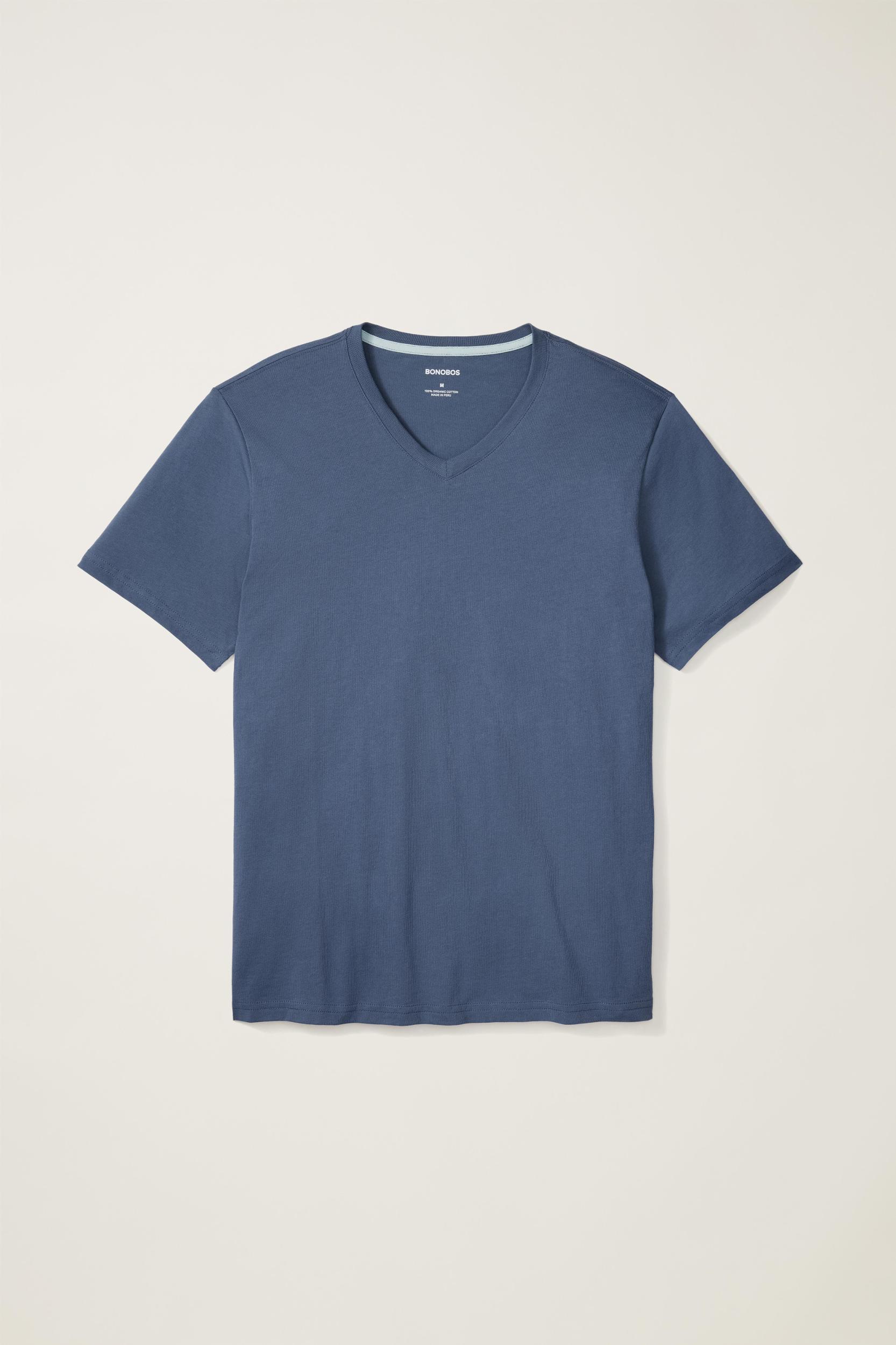Organic Cotton V-Neck Tee Product Image