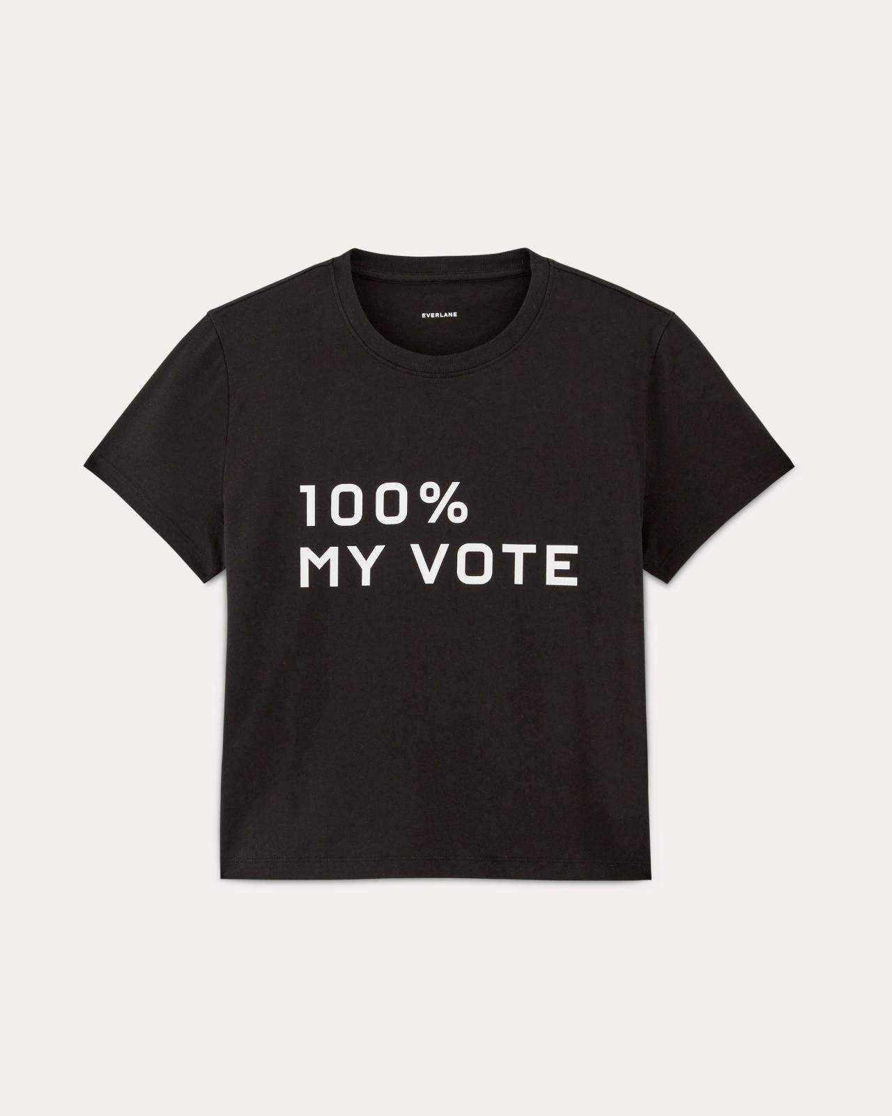 The Voter Tee in Essential Cotton Product Image