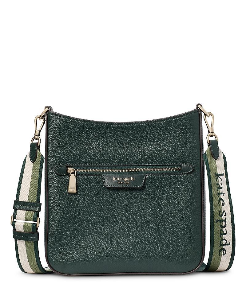 kate spade new york Hudson Pebbled Leather Messenger Crossbody Product Image