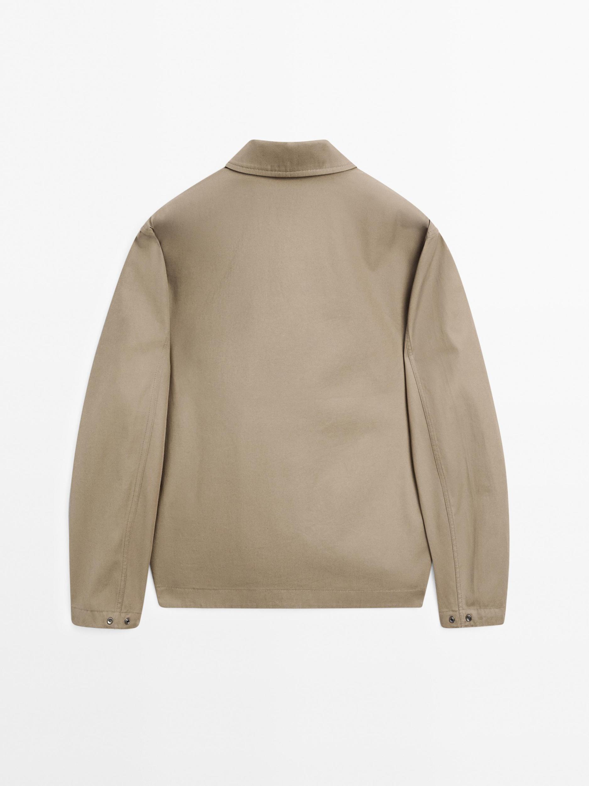 100% cotton jacket with pockets Product Image