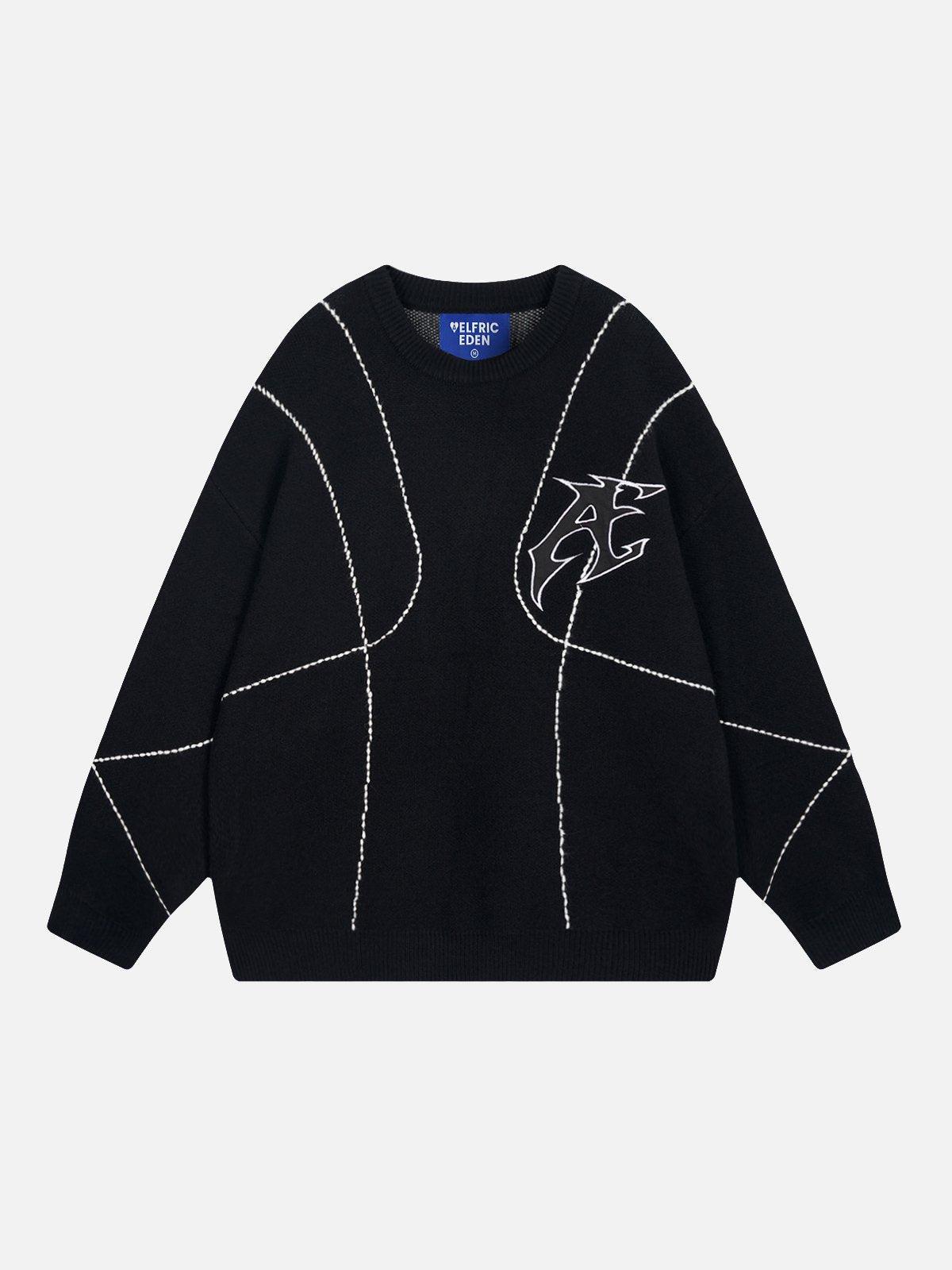 Aelfric Eden Line Embroidery Sweater Product Image