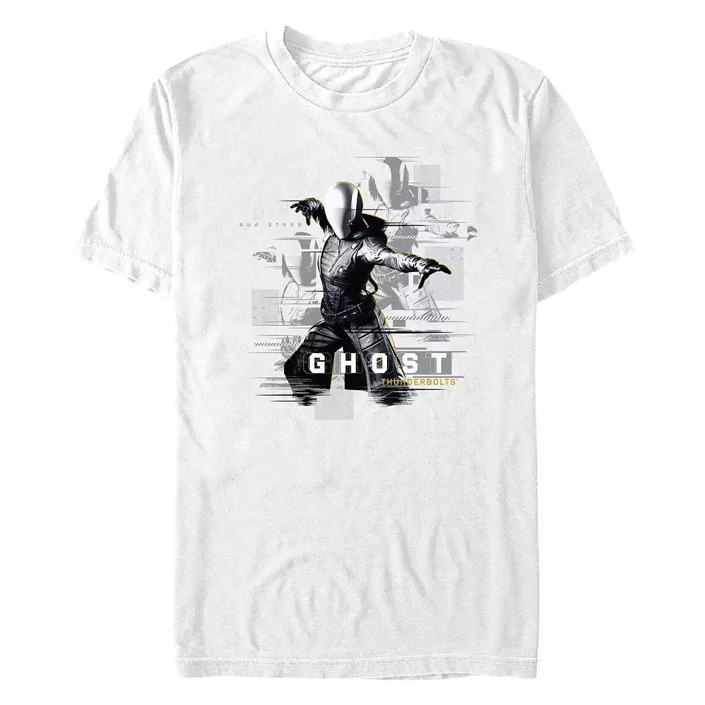 Big & Tall Marvel Thunderbolts Ghost Poster Graphic Tee, Men's, Size: 5XL, White Product Image