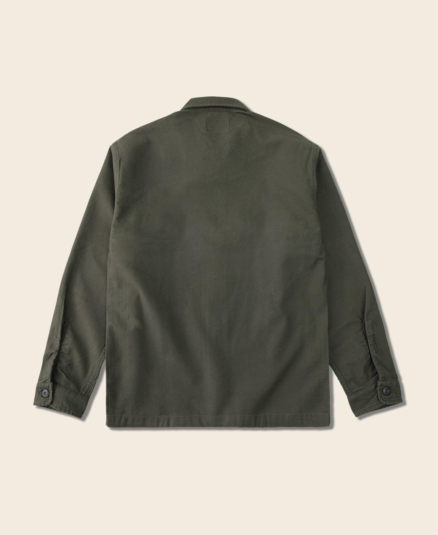 Vietnam War US Army OG-107 Fatigue Utility Shirt - Plain Product Image