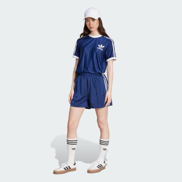 adidas Firebird Shorts Dark Blue 2XS Womens Product Image