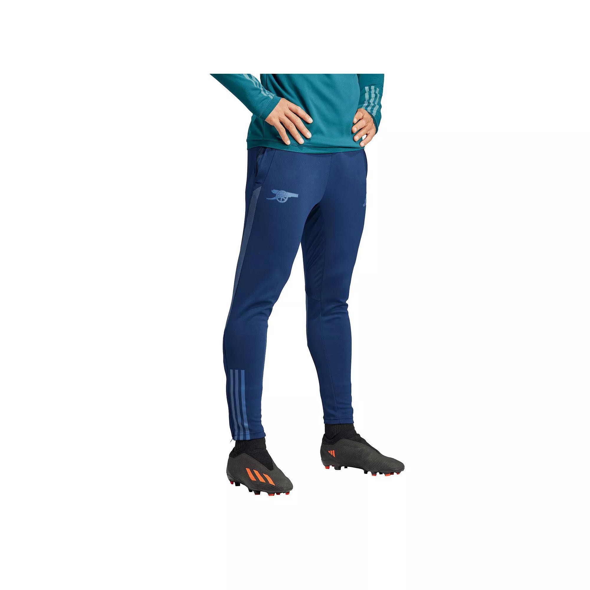 Men's adidas Navy Arsenal 2023/24 AEROREADY Training Pants, Size: 3XL, Arn Blue Product Image