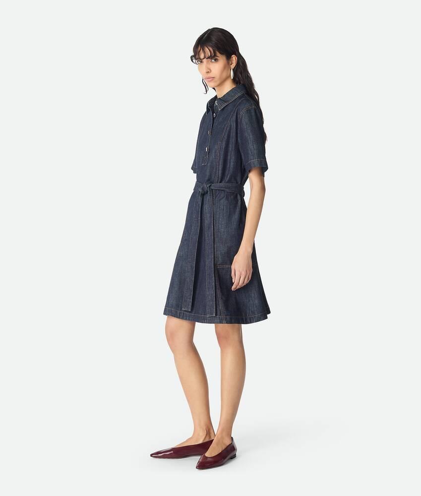 Women's Indigo Denim Dress in Indigo Product Image