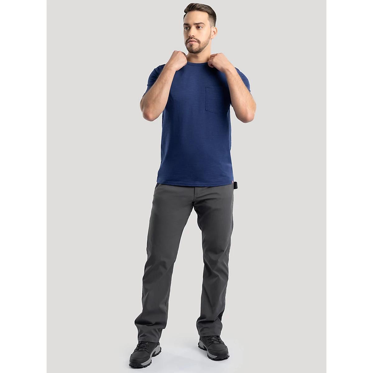 Men's Slub Knit Pocket T-Shirt in Estate Product Image