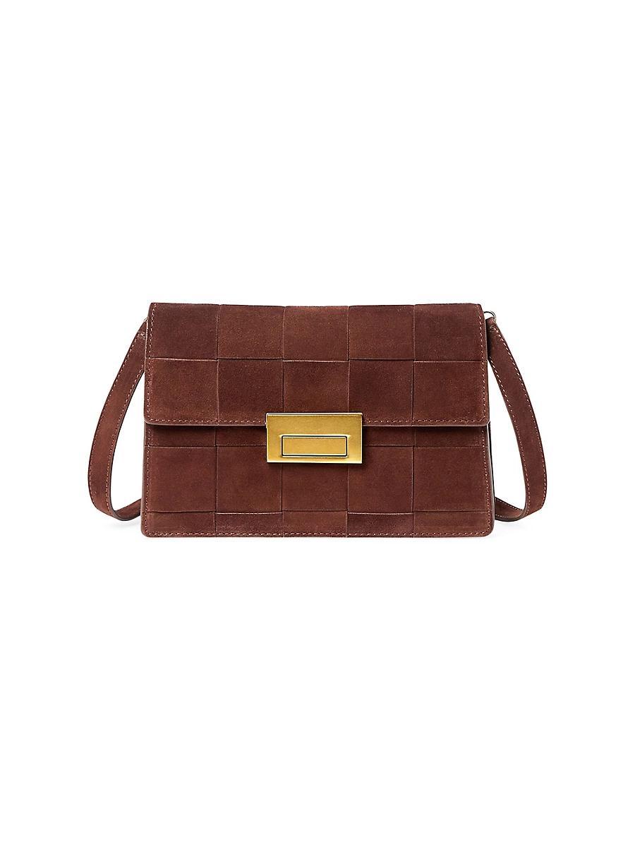 Womens Delphine Suede Shoulder Bag Product Image