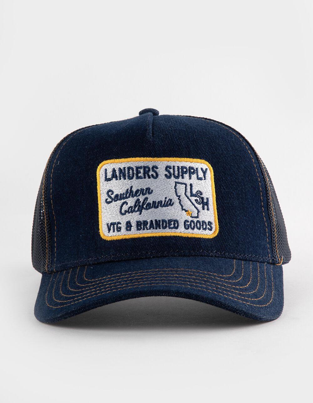 LANDERS SUPPLY HOUSE Supply Co. Trucker Hat - DENIM Product Image