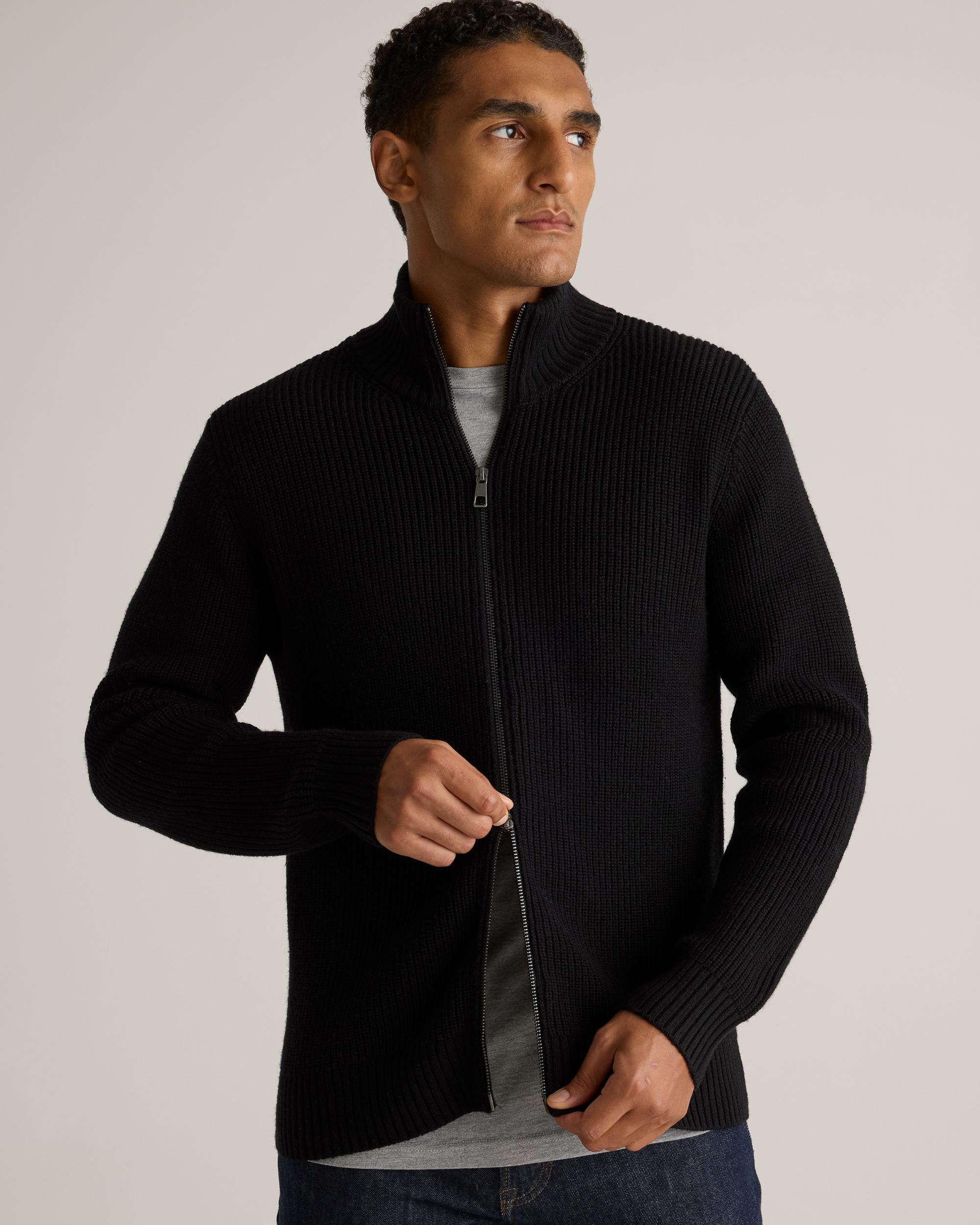 Quince | Men's Australian Merino Wool Full Zip Sweater Size XL Product Image