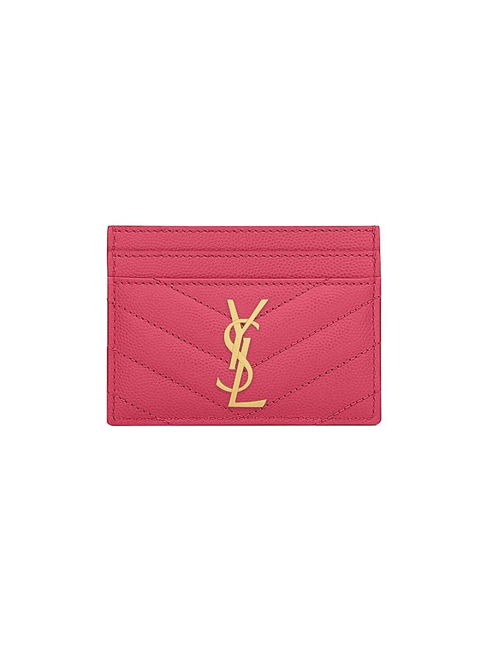 Saint Laurent Cassandre Matelasse Card Case Product Image