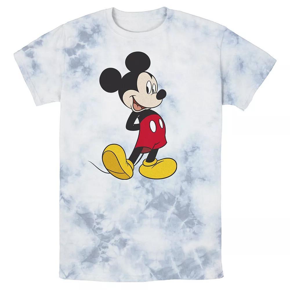 Disney's Mickey Mouse Men's Smiling Pose Wash Tee, Size: XL, Black Grey Product Image