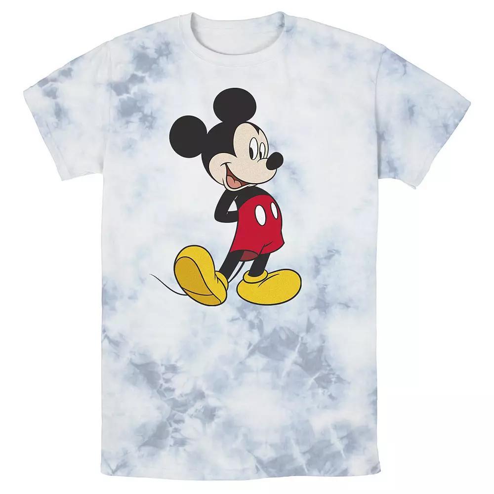 Disney's Mickey Mouse Men's Smiling Pose Wash Tee, Size: XL, Black Grey Product Image
