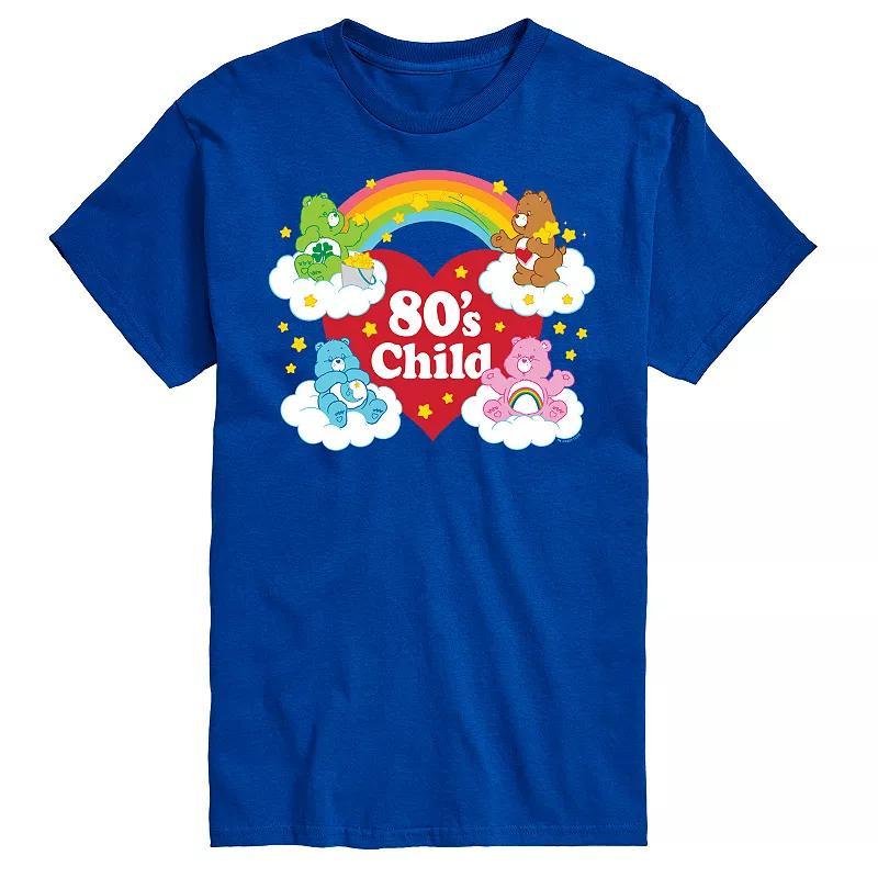Big & Tall Care Bears 80s Child Graphic Tee, Mens Product Image