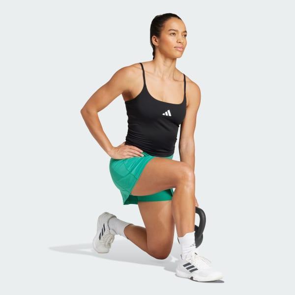 adidas Optime Tank With Integrated Light-Support Bra Black L Womens Product Image