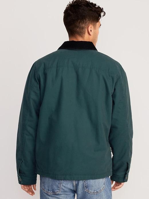 Cozy-Lined Canvas Barn Coat Product Image